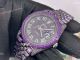 Swiss Clone Rolex Datejust 41 Purple Diamond Iced Out Black Case Jubilee Watch (2)_th.jpg